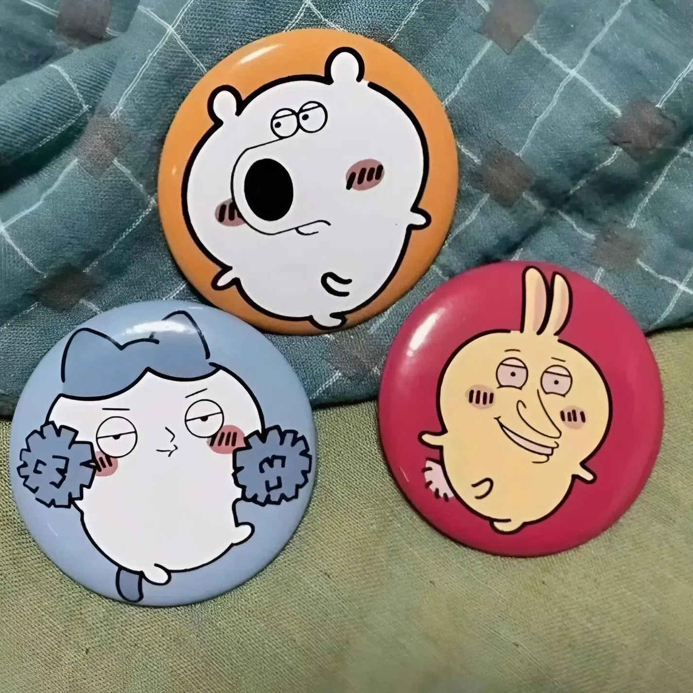 Funny Chii Meme Button Pin, Funny Chii Pin, Cute Anime Pin