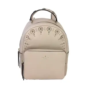 Kate Spade Studded Leather Mini Nicole Backpack, Warm Beige