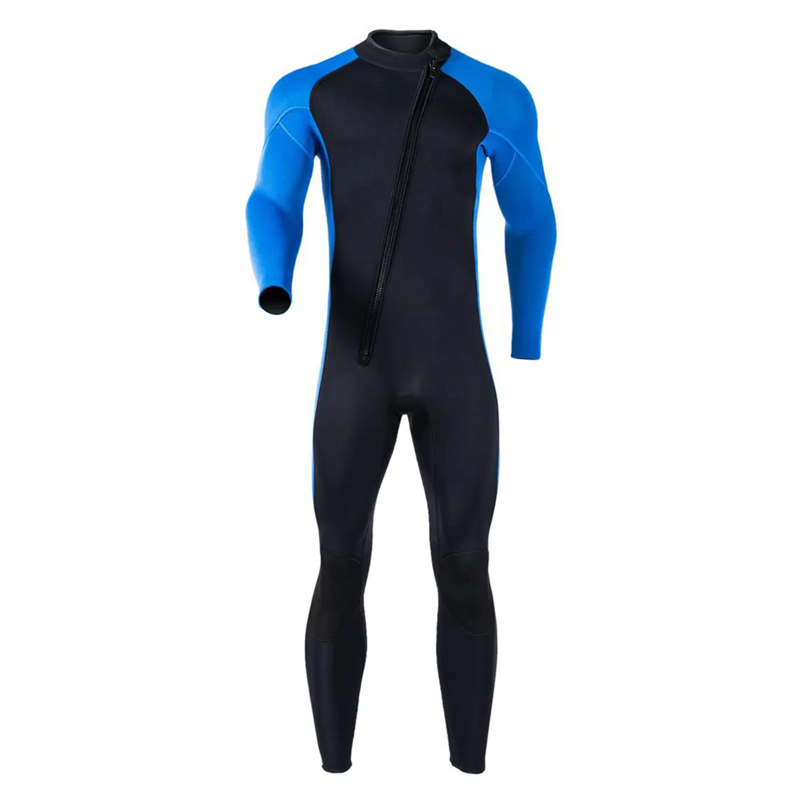 Men 3mm Neoprene Wetsuits Adult One Piece Full Body Long Sleeves Diving Suit