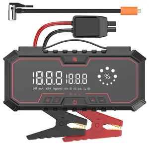 【Kapeezi】New Year Winter Savior Portable Car Emergency Starter –  Emergency Starter with 160PSI Tire Inflation Function, 18000mAh Power Bank and LED Emergency Light with Air Blowing/Suction Function（Suitable for all gasoline engines and 6L diesel engines）