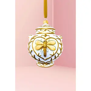 Chateau Soleil Canister Glass Ornament