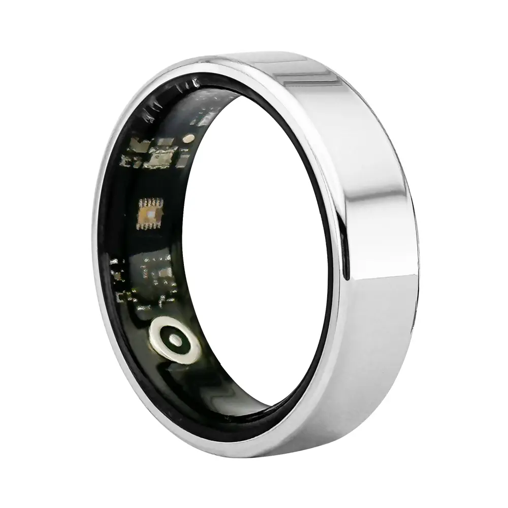 Smart Health Ring with Ultra-Narrow Bezel Design, Stylish Wearable for 24/7 Health Monitoring, Heart Rate, Sleep and Activity Tracking, Waterproof Smart Ring, Available in Multiple Sizes Wearable