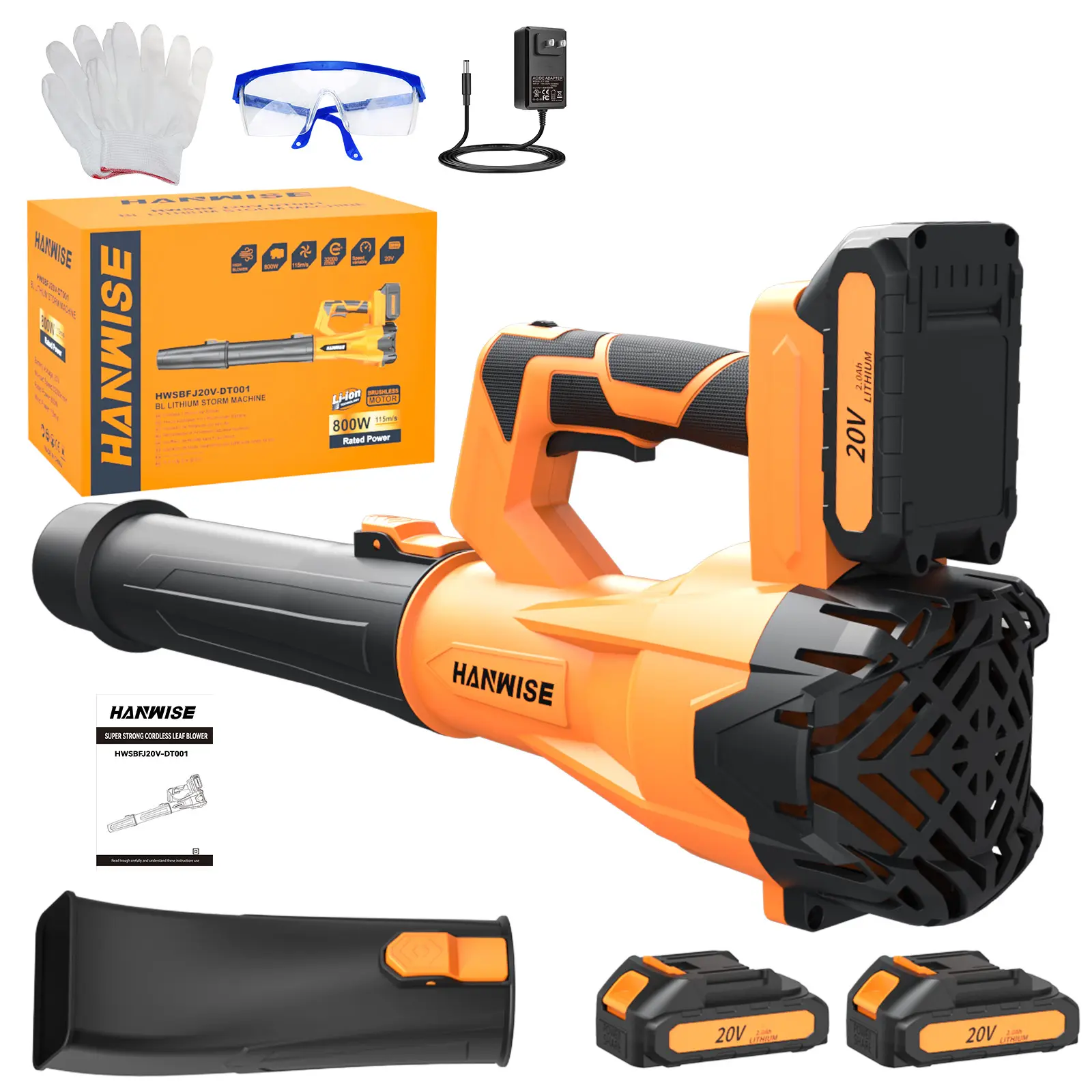 Cordless Leaf Blower, Garden & Outdoor Cleaning Tool for Home Use