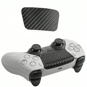 Carbon Fiber Pattern Controller Skin Sticker, Touch Pad Protective Film, Console Accessories for PS5 Controller, Game Console Accessories, Smartphone