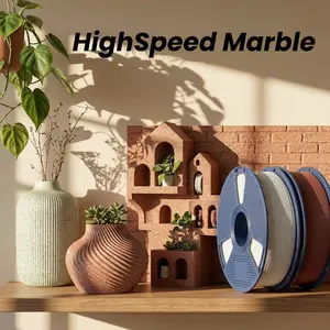 SUNLU High Speed PLA Marble 1.75mm 3D Printer Filament 1KG Suit For Bambulab Creality Anycubic ElEGOO