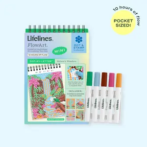 Lifelines Flowart Mini | Dot by Letter Nature's Wonders