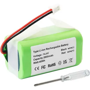 85004 85005 Battery Replacement for Shark Ninja Robot Vacuum RV2310 RV2320 AV2310 RV2820 AV2511AE AV1010AE AV2501S AV2501AE RV2001WD UR1005AE UR2360S ION R75 R76 RV754 850 85002