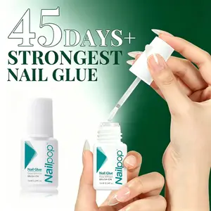 2/3 Pieces Nail Glue Strong Adhesive Fast Drying, Non-Toxic Liquid Gel Polish for Daily Wear, Perfect for Manicure & Pedicure, Nail Art Glue