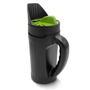 Seed Spreader, Hand Held Seed Shaker with Adjustable Opening, Garden Seed Dispenser, Ice Melt Salt Melt Seed Shaker for Lawn and Garden