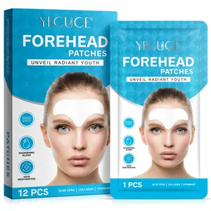 Yecuce Forehead Patches - Anti-Wrinkle Patches for Forehead & Between Eyes, Reduces Lines for Fresh Appearance, 16 Pcs Smoothing Skincare, TikTok Viral Wrinkle Patches Smoother White Vitamin Moisturizer