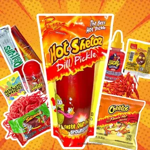 Hotcheetos Dill Pickle Kit - Viral Trending Snack Kit