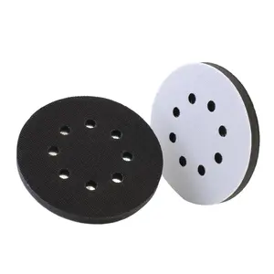 2 Pack 5 Inch 8 Holes  Interface Pad Surfprep  Sanding Pads for Buffer (2 Pack)