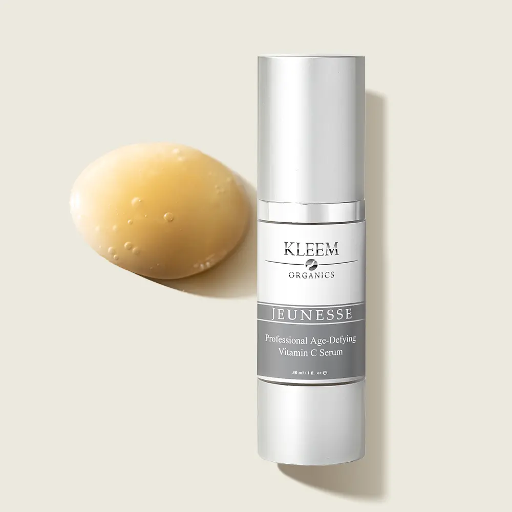 KLEEM ORGANICS | Vitamin C Serum with Vitamin C, Ferulic Acid, Hyaluronic Acid and Centella Asiatica – Helps Boost Radiance and Keep Skin Glow - Daily Anti-Aging Formula