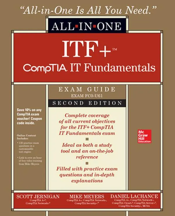 USED Book - Itf+ Comptia It Fundamentals All-In-One Exam Guide, Second Edition (Exam Fc0-U61) by Meyers, Mike (Paperback) - english