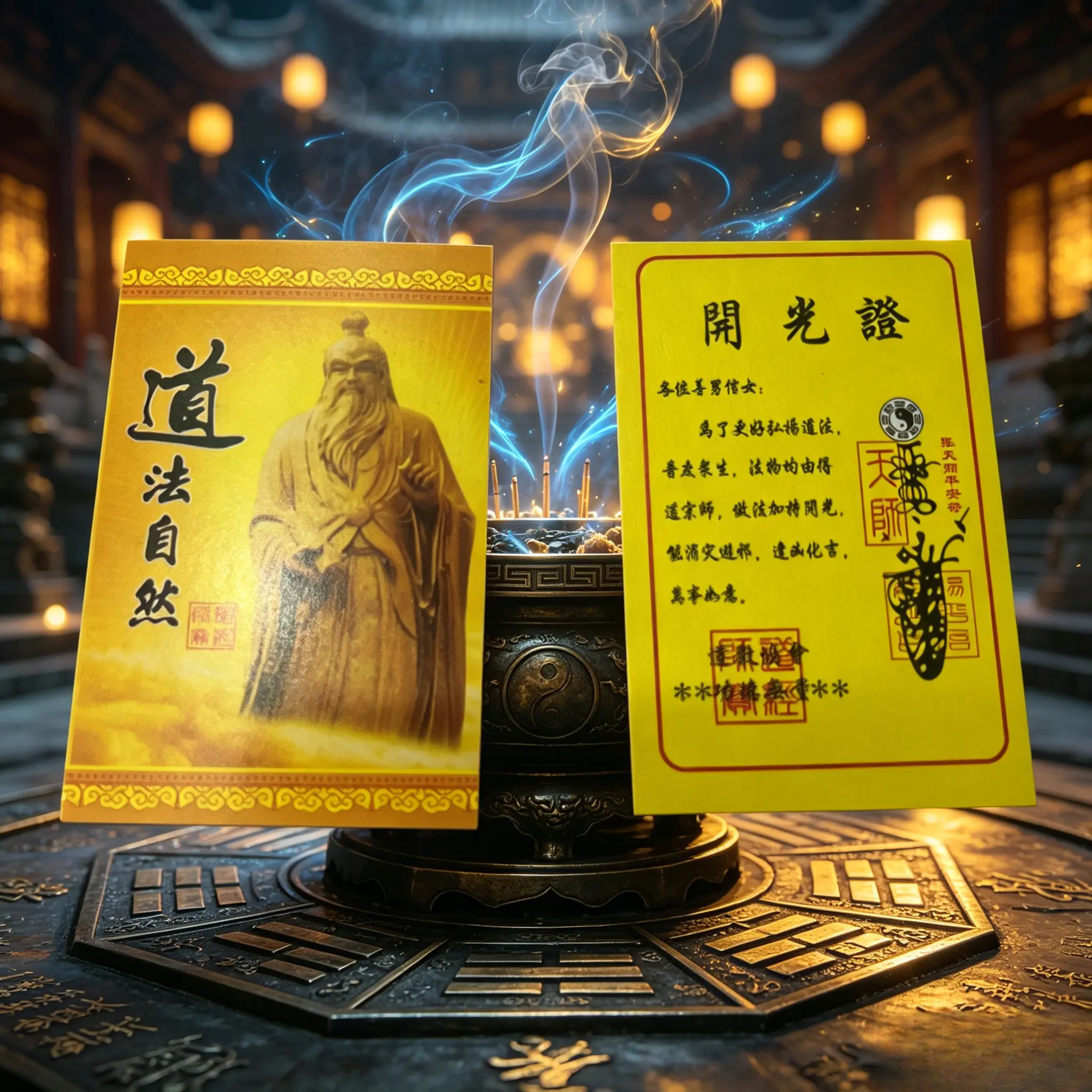 Taoist Ritual Tool Consecration Certificate