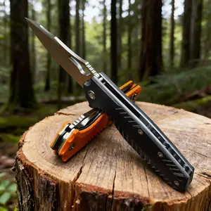 Folding Knife Bearing Flippers D2 Blade G10 Handle Outdoor EDC Survival Camping Hiking Tools