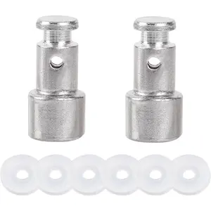 2 Pcs Universal Replacement Floater Valve with 6 Pcs Silicone Gaskets, Replacement Parts for Electric Pressure Cooker Fits XL YBD60-100 PPC770 PPC780 PPC790