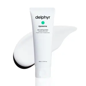 delphyr Liposome Soft Calming Cream, Centella Asiatica TECA Moisturizer for Sensitive Skin, Skin Protection and Soother, Korean Skincare for Trouble Care (2.70 fl. oz, 80ml)