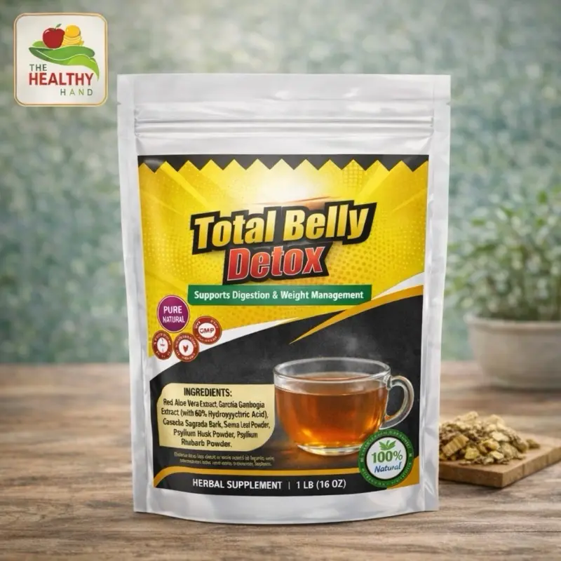 THE HEALTHY HAND Organic Herbal Dietary Powder Blend Pack - Natural Detox Herbs Supplement