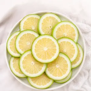 Natural Dehydrated Lime Wheels - Dried Snack for Drink Garnish, Cocktails, Iced Tea Infusion Freeze Drying Lemon