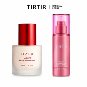 [TIRTIR Official] Mask Fit Foundation Fix Set l Mask Fit Red Foundation 30ml & Waterproof Setting Spray l Long-lasting, Flawless tiktokshopspringglowup