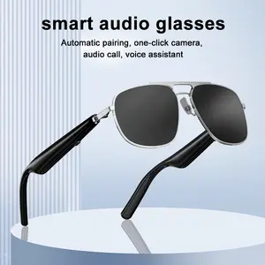 Smart Bluetooth Sunglasses - Classic Aviator Style with Music  UV protection