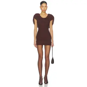 ALL THE WAYS Camille Mini Dress in Brown