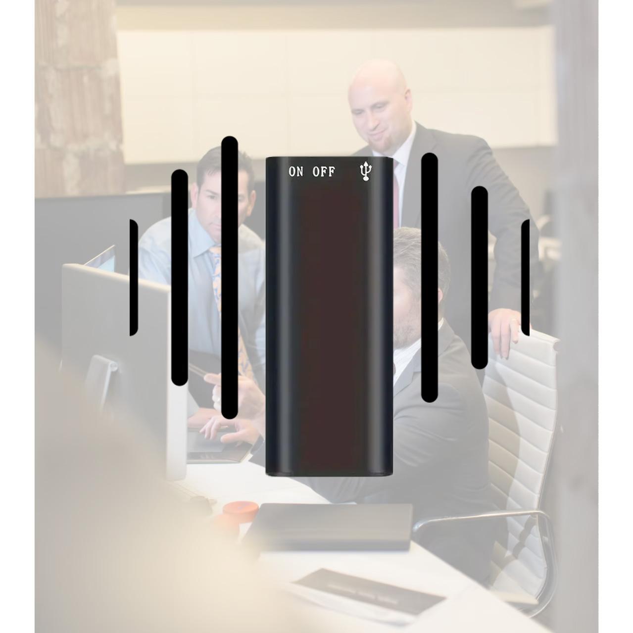 Ultra Slim Mini Voice Activated Recorder, Pocket-Sized Portable Noise Canceling Audio Recorder for On-The-Go Recording