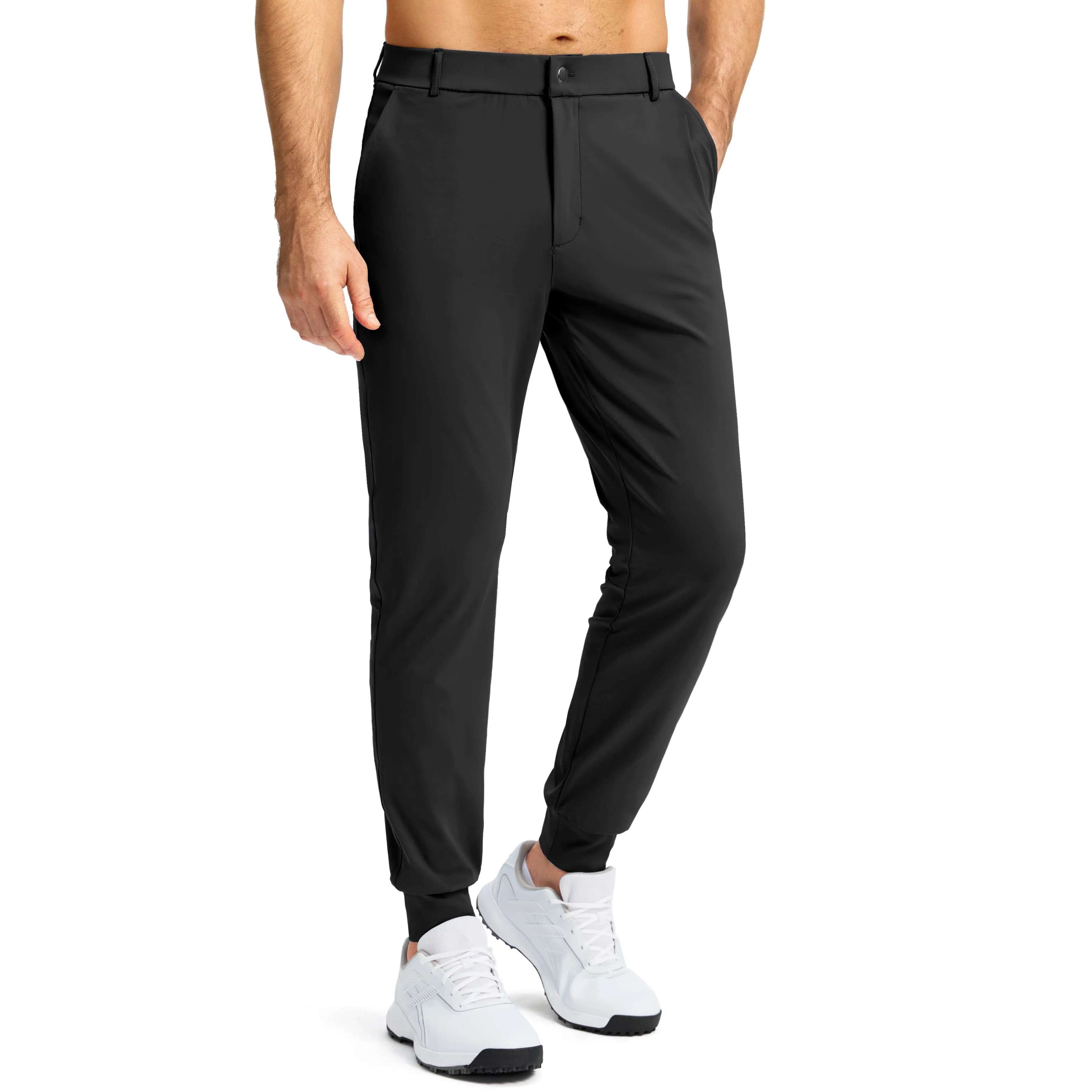 G Gradual Men's Stretch Golf Joggers - 3 Pockets, Slim Fit, Belt Loops, Casual Athletic Trousers, Soft Trousers, Stretchable Pants, Mensfashion Sportswear for Work & Dress Casual Use SummerVibes #TikTokShopStockUp