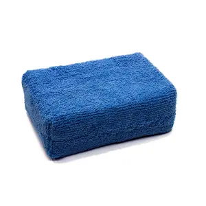 [Block Sponge] Microfiber Applicator Pad (5 in. x 3.5 in. x 1.75 in.) 4 Pack