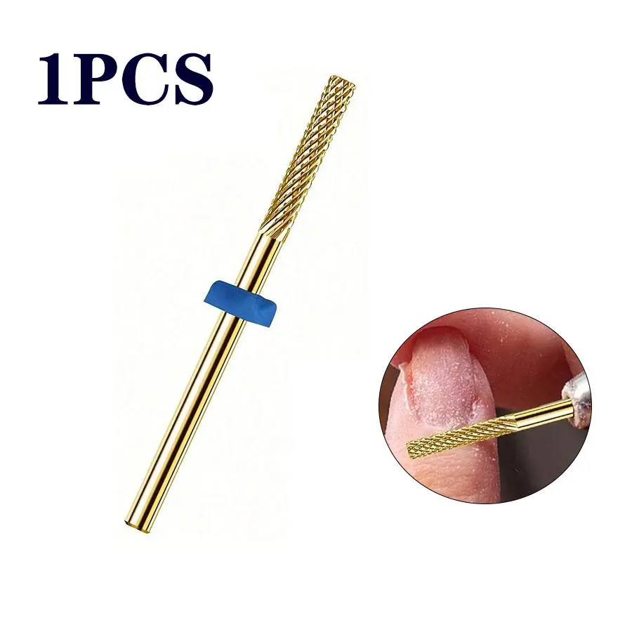 1Pcs 3/32" Carbide Tungsten Nail Drill Bits Cuticle Bit, Nail Tech Supplies Rotate Bits for Nail Drill for Dead Skin, Electric Cuticle Drill Bits for Nails Drill Bits Nail Tech Cleaning Nail, Nail Bits Manicure Cuticle Tools