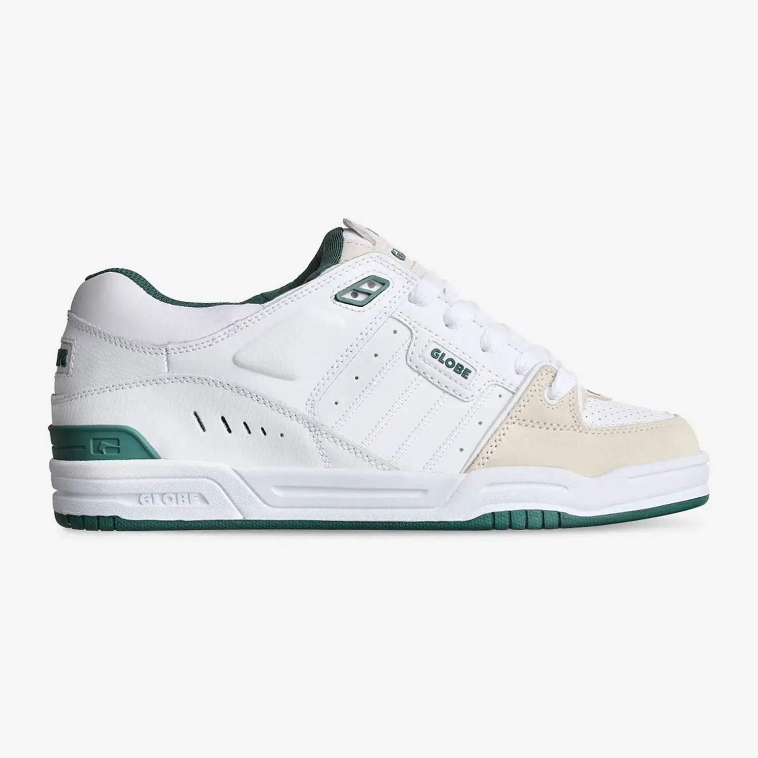 Globe Skateboard Shoes Fusion White/Green Globe Skateboard Shoes Fusion White/Green