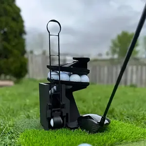 Professional-Grade Golf Ball Driver - Automatic Swing Machine Dispenser with Foot Pedal Operation Golf Training Aid for Practice Driving Range Home Use Golfers Beginners Enthusiasts