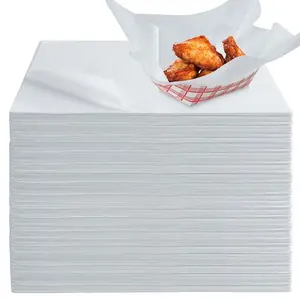 Stock Your Home 12 x 12 Grease Proof Deli Wrapper - White - 500 Count