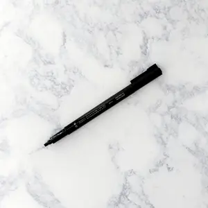Black 3.5mm Calligraphy Marker Pen