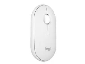 Logitech Pebble 2 M350s Mouse, Slim, Compact design, Bluetooth® Wireless, Customizable button, Multi-device pairing - Tonal White