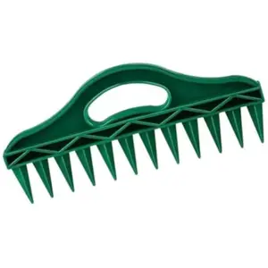 Garden Seeder - Seed Spacing Tool Achieve Precise Seed & Seedling Placement in Rows, Trays for Vegetables, Flowers, Herbs. Ergonomic Manual Weeder Design.