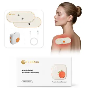 Portable Mini Pulse Massage Patch - Cordless USB Rechargeable Electric Muscle Massager Pad with Adjustable Modes, Wearable for Shoulder, Back & Full Body Relaxation
