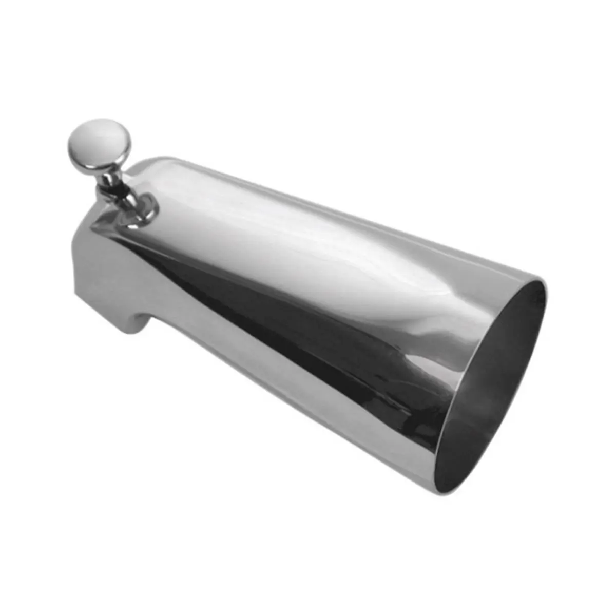212 MAIN Bathroom Tub Spout with Front Diverter, Metal Bathtub Faucet with Chrome Finish, Fits 1/2" Threaded Mount