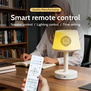 Quran Islamic Koran Muslim Ramadan Azan Arab Night Light Holy Bright Lamp Bluetooth Speaker Portable Sound Box Music Wireless Caixa De Som Bocina Mp3 Blutooth Altavoces Mini Coluna Home Gift Acoustics