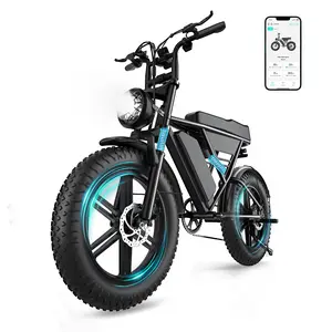 31MPH Max Speed 60Miles Range G90 Electric Bike 1000W Motor 20Ah Battery 330 Lbs Max Load 20 Inch Off Road Tires 7 Speed App Smart Control LED Display Fast Charge 6 Hours Official Warranty Lock Rear Rack