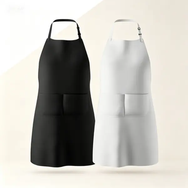 Couple Aprons Set for Him and Her - Matching Kitchen Gift for Anniversary, Bridal Shower, Wedding, Engagement, Christmas - Adjustable Reversible Apron with Pockets for Cooking Baking