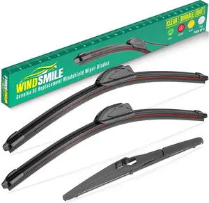 24" 18" 10" Windshield Wiper Blades Replacement for Jeep Compass 2018 2019 2020 2021 2022 2023 2024 2025 Premium All Weather Front Rear Wipers Set - OEM Quality (Pack of 3)
