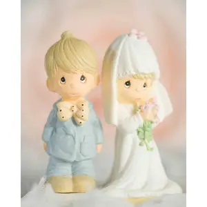 Precious Moments ® "The Lord Bless You and Keep You" Small Wedding Cake Topper Figurine