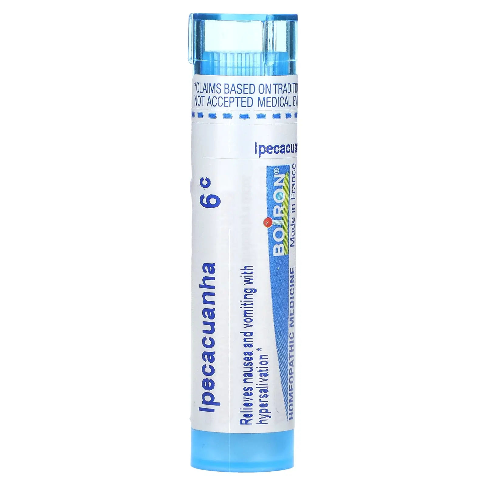 Boiron Ipecacuanha, 6C, Nausea Relief, Approx 80 Pellets | HSA/FSA Eligible