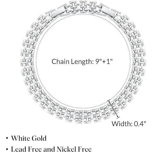 Silver Braided Anklet (OP-12)