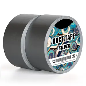 Duct Tape  - 2 Pack  by Hand, No , Multi-Purpose Duct Tape Bulk for Indoor Outdoor Repairs, DIY, Packaging, and Crafts, 2 Inch x 40 Yards Total