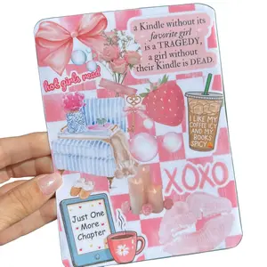 Hot girls read insert card cardstock for kindle