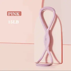 Terra Gym Resistance Bands Figure 8 Exercise Bands for Women 8 Shaped silicone Material for Arms Chest Expander