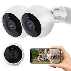 2K Camera Security Wireless Outdoor, Battery WirelessWiFi Cameras for Home Security, Al Motion Detection,NightVision, Motion Detection, Two-Way Audio, Local SD Card/Cloud Storage, Smart security camara